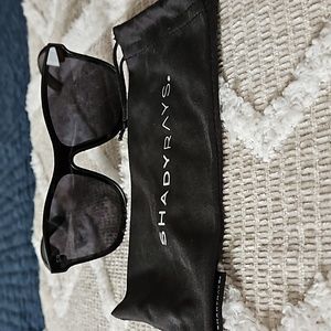 Women's Shady Rays Overized Black Sunglasses